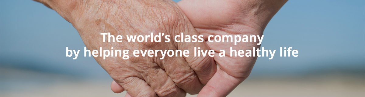 The world’s class companyby helping everyone live a healthy life
